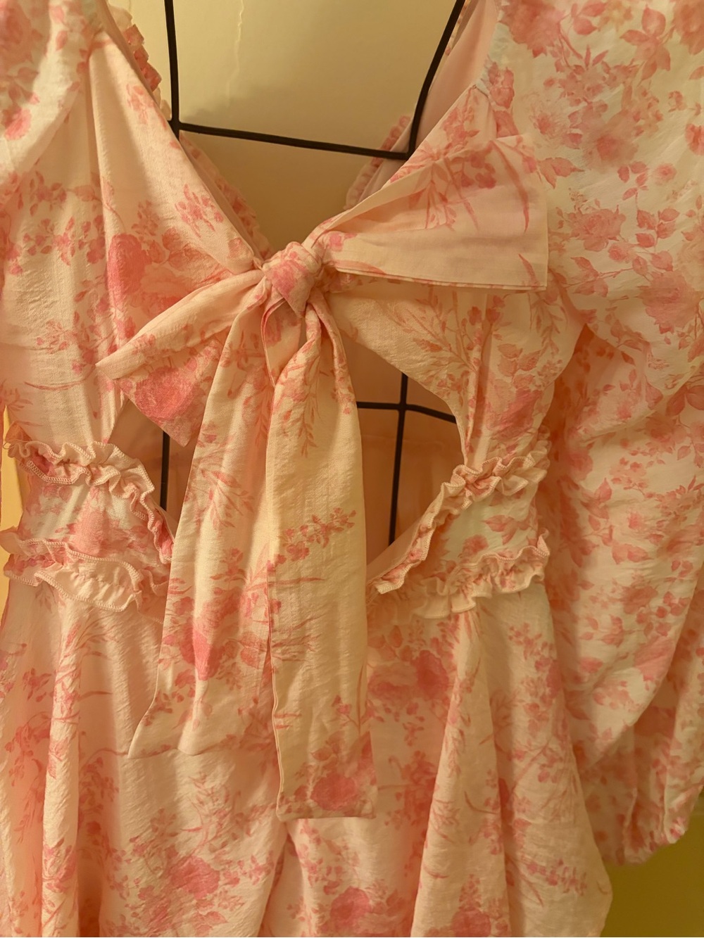 Altar'd State Pink Floral Romper - Picture 9 of 12